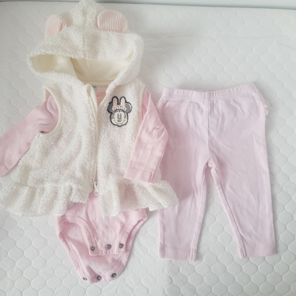 Baby Girls Outfit Size 3M Pink